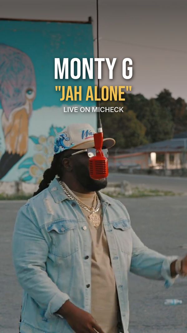 Monty G performing Jah Alone live on MiCheck